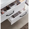 Qrity 2Units Black Aluminum Cabinet Door Drawer Handles Knobs Pull