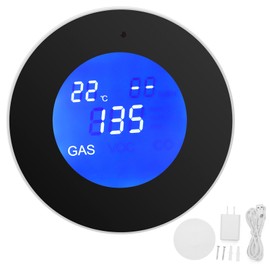 WIFI Natural Gas Detector Alarm WallMounted Leakage Sniffer  AC