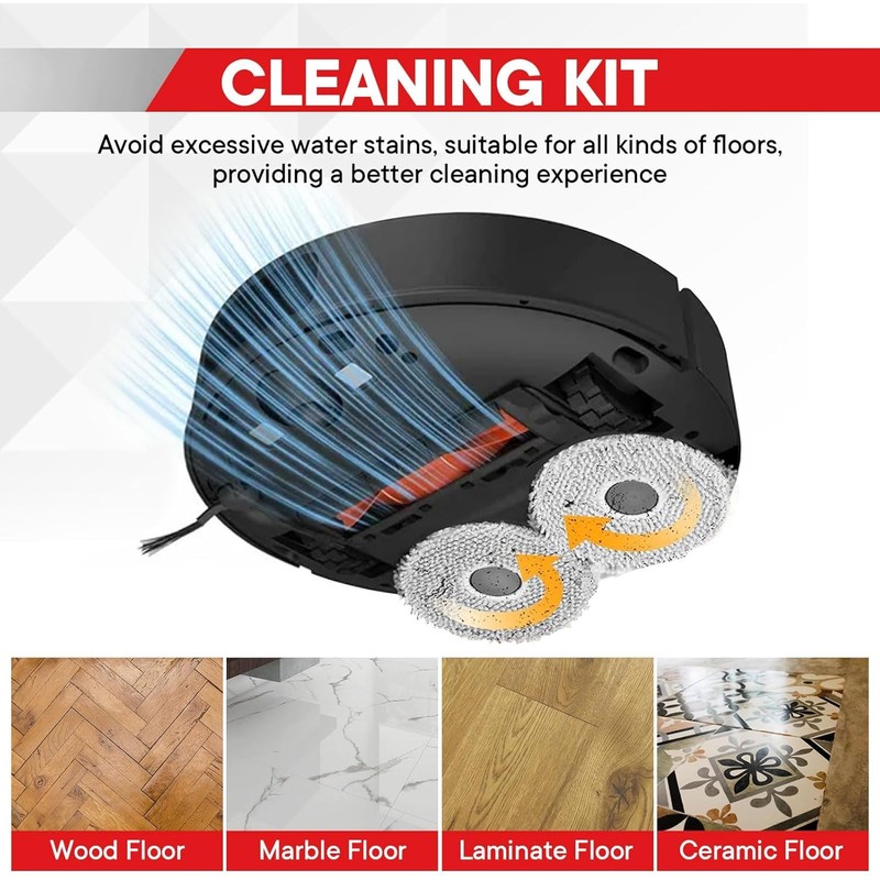 MIXEAL (6 Pack) QV 35A Brush Accessories Fit for Roborock