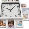 Timelike Modern DIY Frame Clock - White, 40*40*4.5cm, Battery Powered,