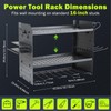 Wall Mount for EGO-Compatible Tools – 3-Layer Adjustable Garage Organizer