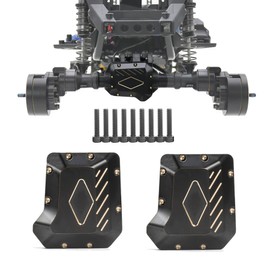 AMK - Carcasa de latón para eje portal TRX4, 2 piezas delanteras y traseras, para 1/10 RC Crawler TRX6