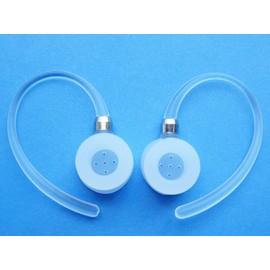 Zotech 2 White Noise Isolating Earhooks for Motorola Elite Flip HZ720, H17, H17txt, H19, H19txt, HX550, H525, H520 Wireless Device
