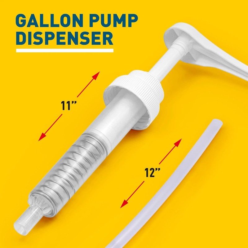 shopperals Heavy-Duty 5-Gallon Bucket Pump – For Oil, Detergent, Soap