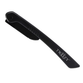 Tweezy Dermaplaning Tool - Eyebrow Shaper, Facial Hair Removal, Face and Peach Fuzz Hair Removal Folding Razor for Women – Exfoliate for Flawless Skin