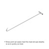 uxcell 35.4 Inch T-Handle Meat Boning Hook, Stainless Steel Meat
