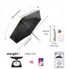 Mini Sun Travel Umbrella Ring handle Coating Layer Fabric Compact
