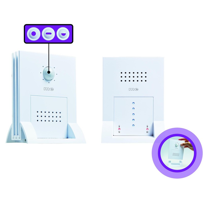 m-e DGF-300 Wireless Continuity Detector White - Wireless Passage Alarm