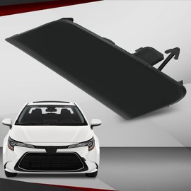 CROSSDESIGN Bumper Tow Eye Hook Cover Cap Front Compatible with Toyota Corolla LE XLE 2020 2021 5212812920