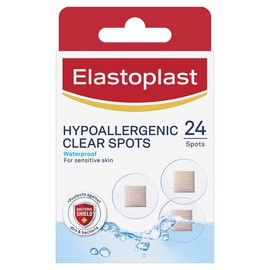 Elastoplast 76334 Sensitive Transparent Hypoallergenic Spot 24 Strips