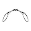 Equine Smile ES0117 Double Broken Stainless Steel Snaffle Bit Ring
