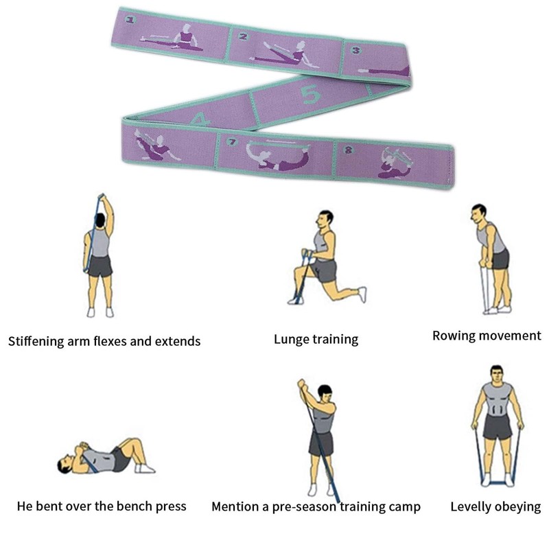 Dance Training Strap Band, Stretching Elastic Straps for Children, 8