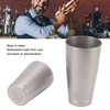 304 Stainless Steel Cocktail Shaker 2 Section Bartending Mixer Bar