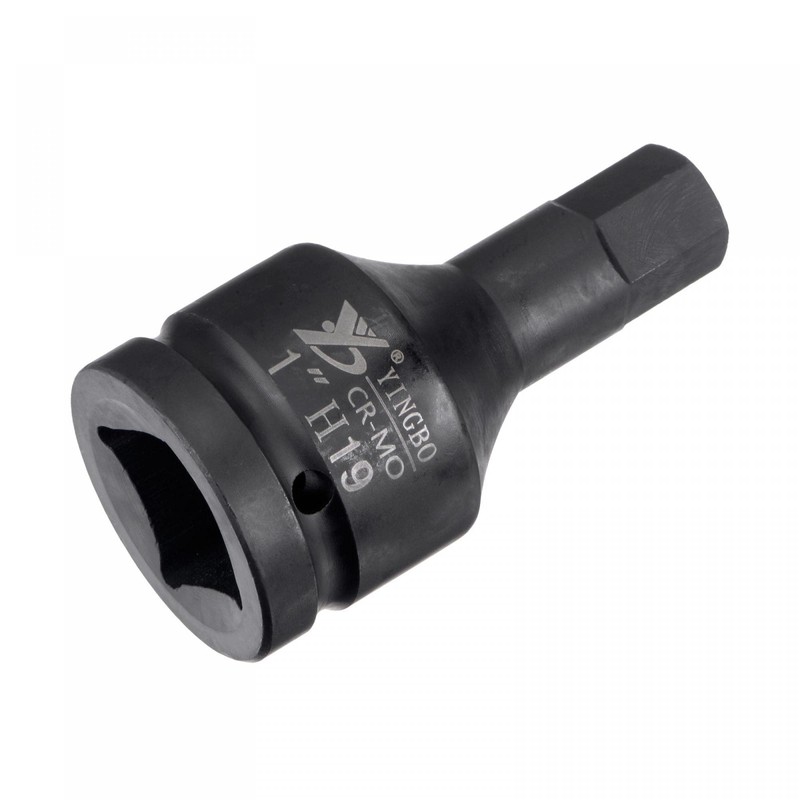 sourcing map 19mm Impact Hex Bit Socket, 1" Drive 98mm