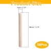 MroMax 8 x 80mm Kiln Dried Fluted Beveled Hardwood Dowel