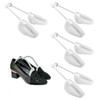 Kisbeibi 4 Pairs Plastic Shoe Tree Stretcher Shaper, Practical Adjustable