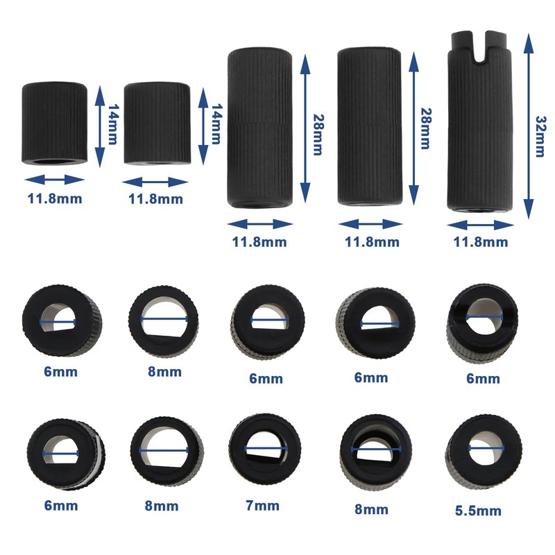 LT Easiyl 2 Sets Universal Plastic Control Knobs Selector Switch