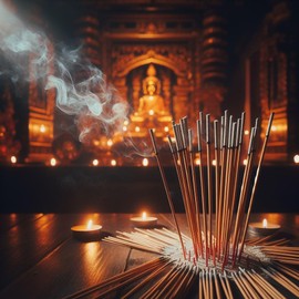 Natural Joss 19 Inch Incense Sticks*30 Pack* Aromatherapy* Long Burning* Vegan (Myrrh)