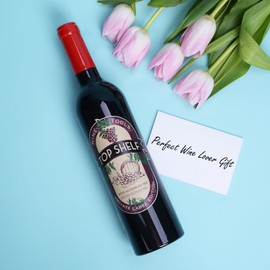 Kato Wine Accessories Gift Set - Wine Bottle Corkscrew Opener Kit, Stopper, Pourer, Foil Cutter, Drip Ring with Free Drink Stickers, Great Mother's Day Gifts, Red