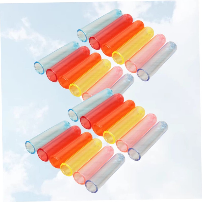 SEWACC 100% Plastic Pencil Lid Covers 50pcs Pencil Cas Art