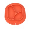 Divided Baby Plate Sucker Suction Cup AntiDrop Bowl Silicone Skidproof