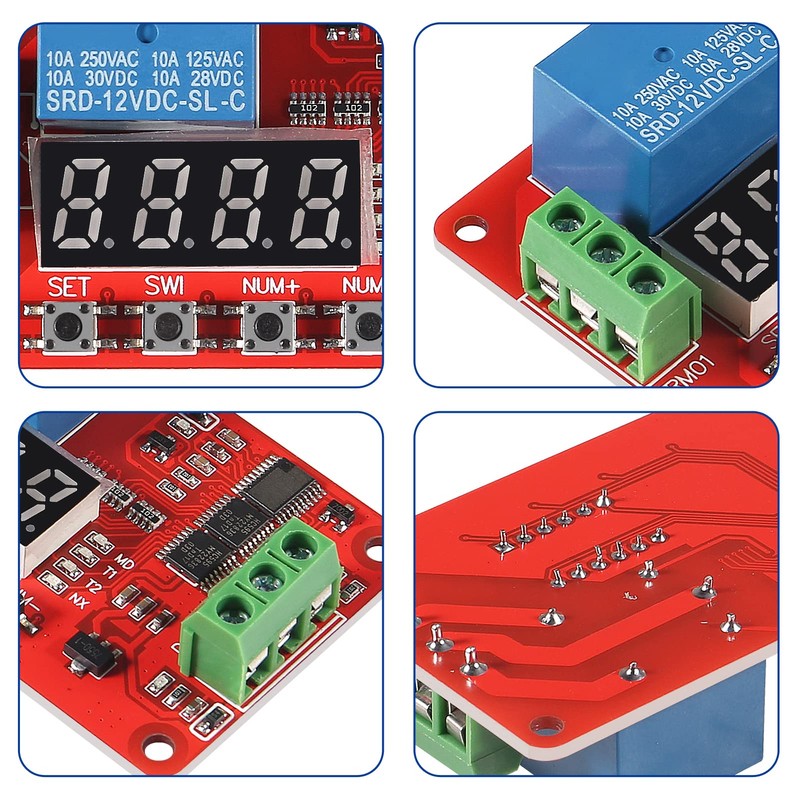 2pcs DC 12V FRM01 Timer Delay Relay Module Multifunction Infinite