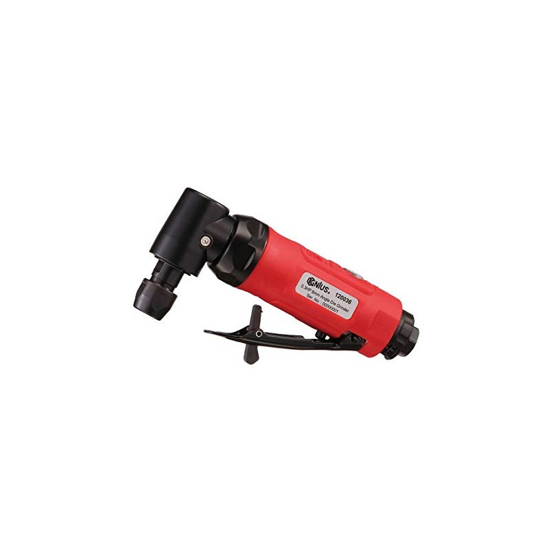 Genius Tools 1/4" Mini Air Angle Die Grinder(90Degree)(0.3HP x 20000