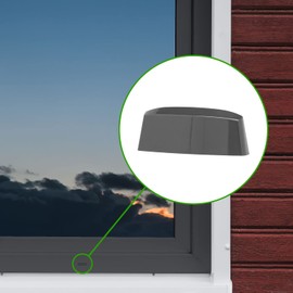 Ante bellum 36 mm Window Water Slot Caps, Pack of 20, Window Drain Hole Caps for Effective Drainage - Prevent Water Damage and Sweat Water on Your Windows (Anthracite Grey RAL7016)