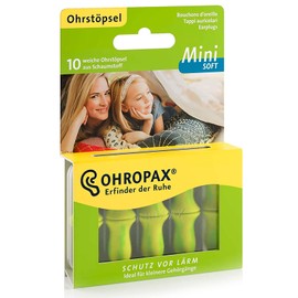 Ohropax Soft Mini Foam Earplugs 10 Units