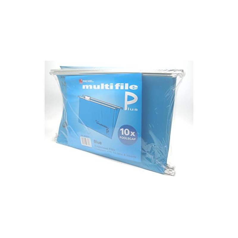 Rexel Foolscap Multifile Plus Suspension Files Complete with Tabs &