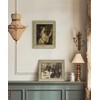 Afuly Photo Frame, Stylish, 6-piece Picture Frame, Antique Green, Gold,