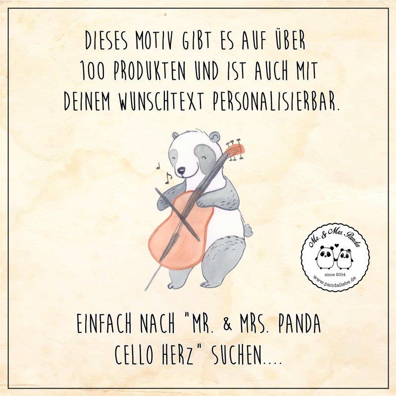 Mr. & Mrs. Panda Cello Heart Tote Bag Gift Cellists