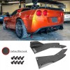 KEEPDSGN For Chevy Corvette Camaro SS Carbon Look Rear Bumper