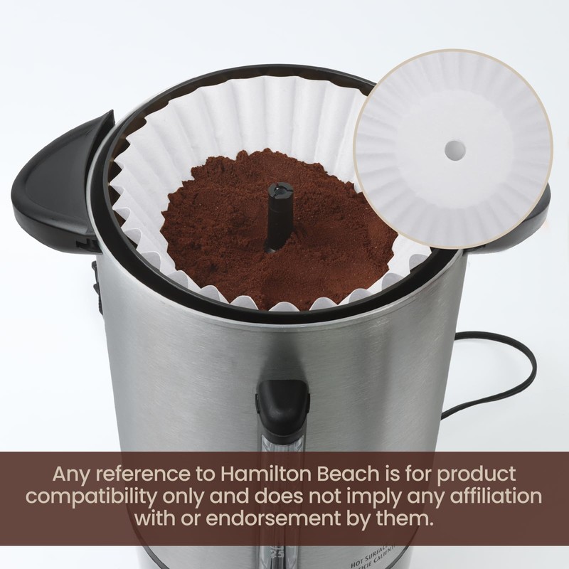 Paper Coffee Filters Compatible with Hamilton Beach Coffee Maker, 100