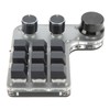 Mini Keypad 9 Keys 3 Knob RGB Multifunctional DIY Shortcut
