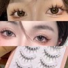 Self Eyelashes, Artificial Eyelashes, Beauty Full Lashes 19 Types IT-23029 Creamy Round Tweezers/FREE