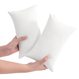 NTBAY Tiny Pillows, Down Alternative 7"x11" Microfiber Mini Pillow for Travel, Pets, Soft Machine Washable Small Pillows for Neck, Wrist, Lumbar and Knee, White