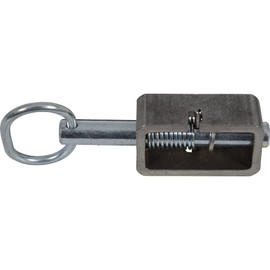 Buyers Products B2598LP Weld -On 5/8" Spring Latch Assembly with Plain Tube and 1.31" Extended Plunger, Heat Treated Pin, Utility Gate Latch, Trailer Latch