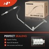 A-Premium Automatic Transmission Oil Cooler Line Hose Assembly Compatible with