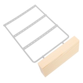 Baluue Decorative Jewelry Rack Small Three Earring Display Stand for Organizing and Showcasing Jewelry Crystals and Small Items Durable and Elegant Design for Dressing Tables and Trade