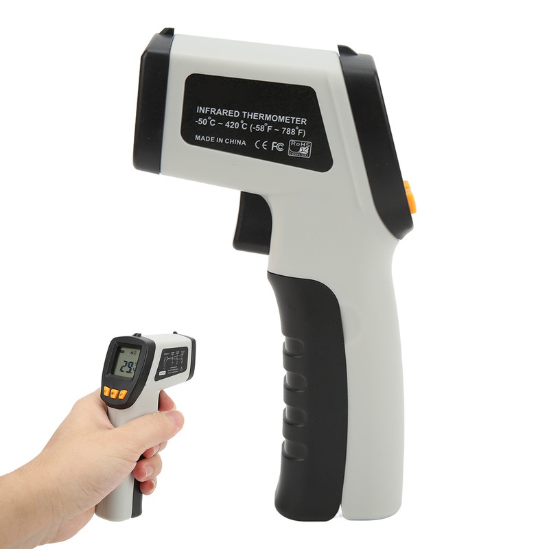 XRCLIF‑420E Digital Infrared Thermometer Non Contact Thermometer High Accuracy Temperature
