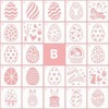 Pack of 24 Easter Stencils Set, Stencils Easter, Plastic Drawing