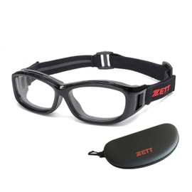 ZETT ZT-301 Baseball Goggles, Sports Glasses, Date Glasses, No Prescription, Juniors, Kids, Boys Baseball, Eye Guard Protection (Black)