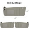 Complete Left & Right Side Sun Visor Set (Without Light)