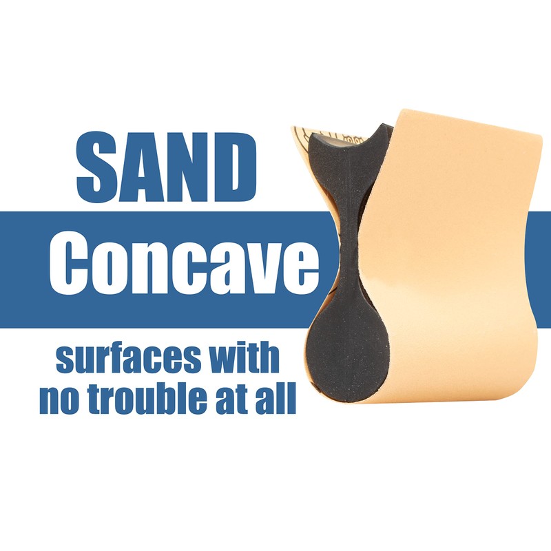 Fulton 21 Profile Contour Sanding Grips, Wood Sanding Detailer for