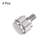 sourcing map 4pcs Vernier Calipers Locking Screws M2.5x4mm Round Flat