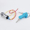 Amavoler 2 Wires Ignition Switch Key Starter Switch with 2