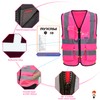 Pink high vis jacket high viz Class 2 hi vis
