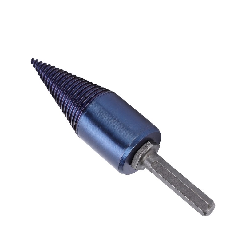 Wood Cone Punch High Speed Steel Blue Plated Hex Shank