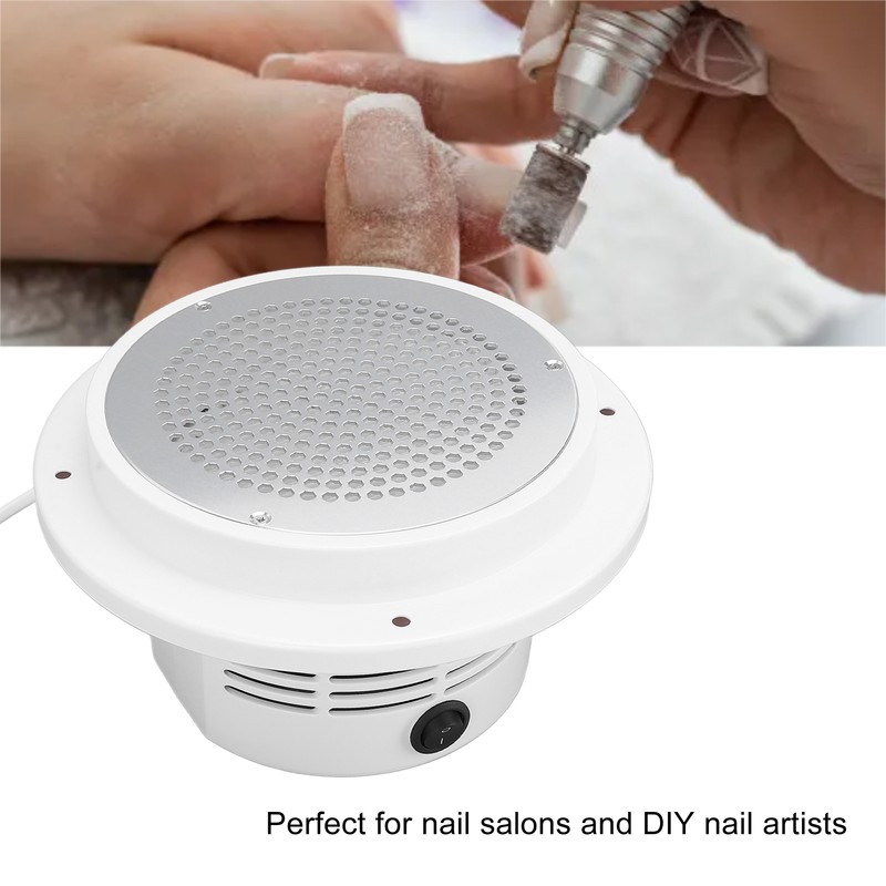 Nail Dust Collector Machine Silent Operation Flush Mount Electric Nail